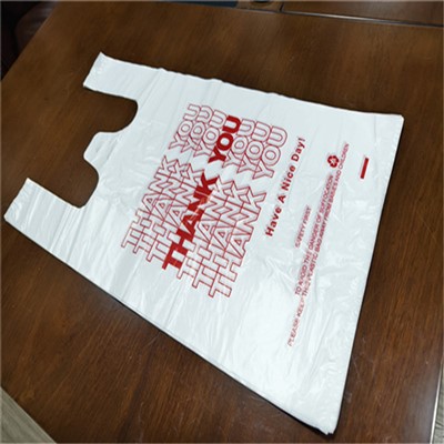 Ryd plastik T -shirt -indkøbsposer